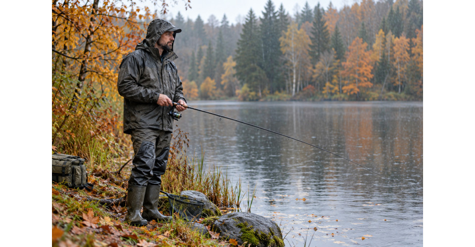 Comment s’habiller pour pêcher sous la pluie en automne ?